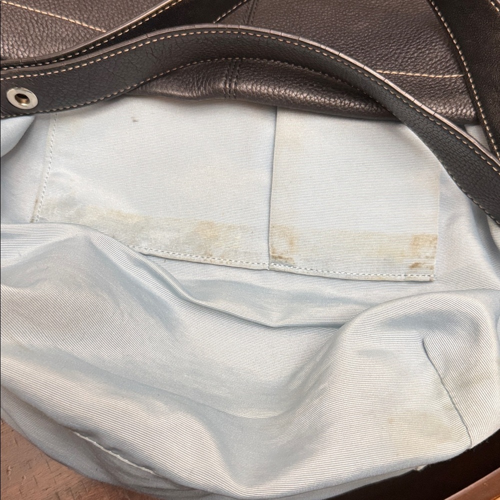 Coach Black Leather Hobo Bag - Picture 4 of 16